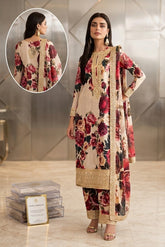 3pc-UnStitch Luxury Lawn Suit EL13