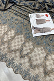 3pc-UnStitch Luxury Lawn Suit EL02