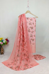 3PC-Unstitch Embroidered Lawn Suit EBS10