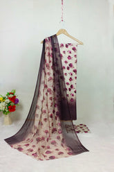 3PC-Unstitch Embroidered Lawn Suit EBS09