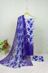 3PC-Unstitch Embroidered Lawn Suit EBS08