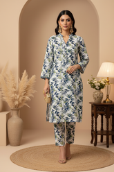 UnStitch 2pc-Printed Lawn Suit 2PLI05