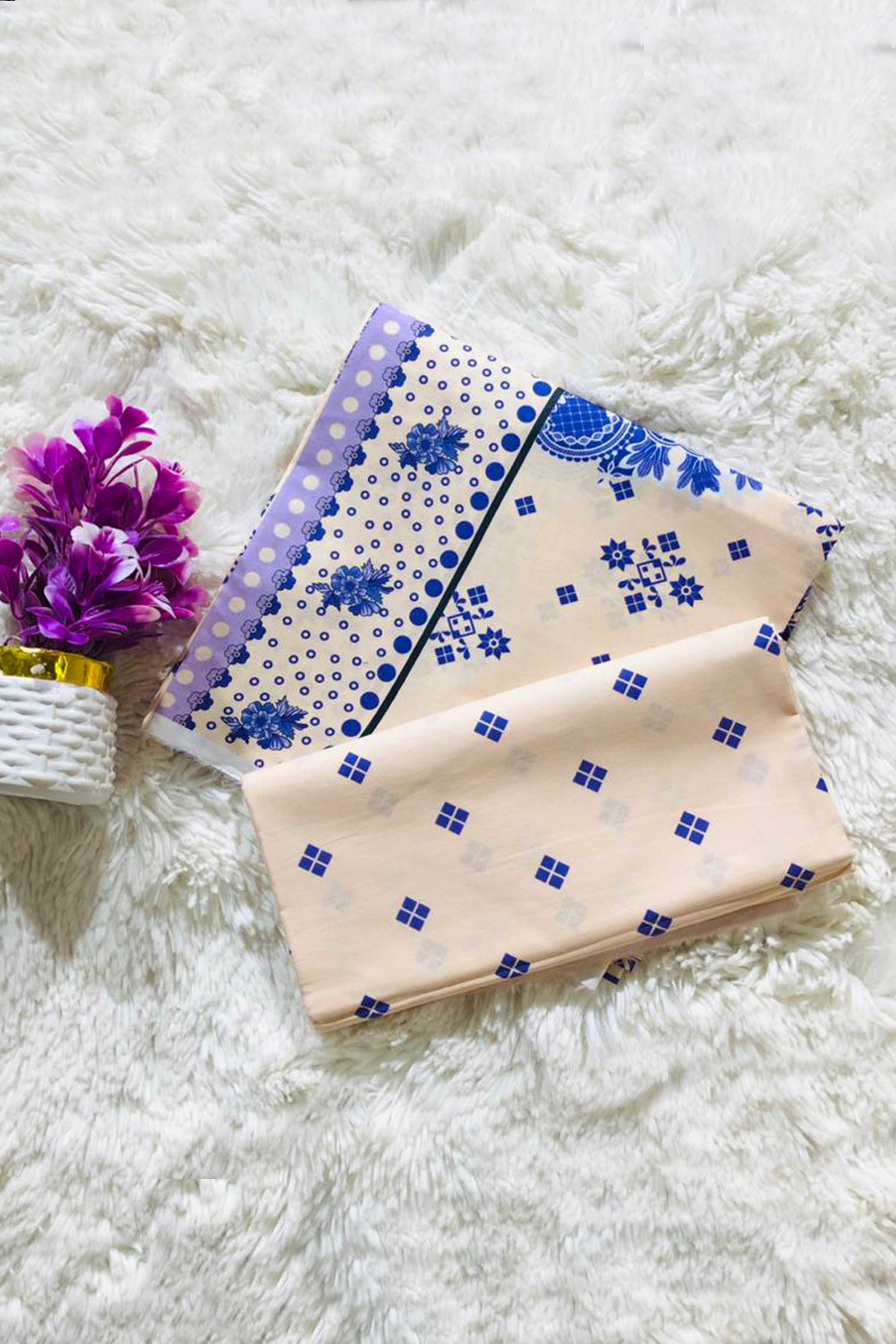 UnStitch 2pc-Printed Lawn Suit D332