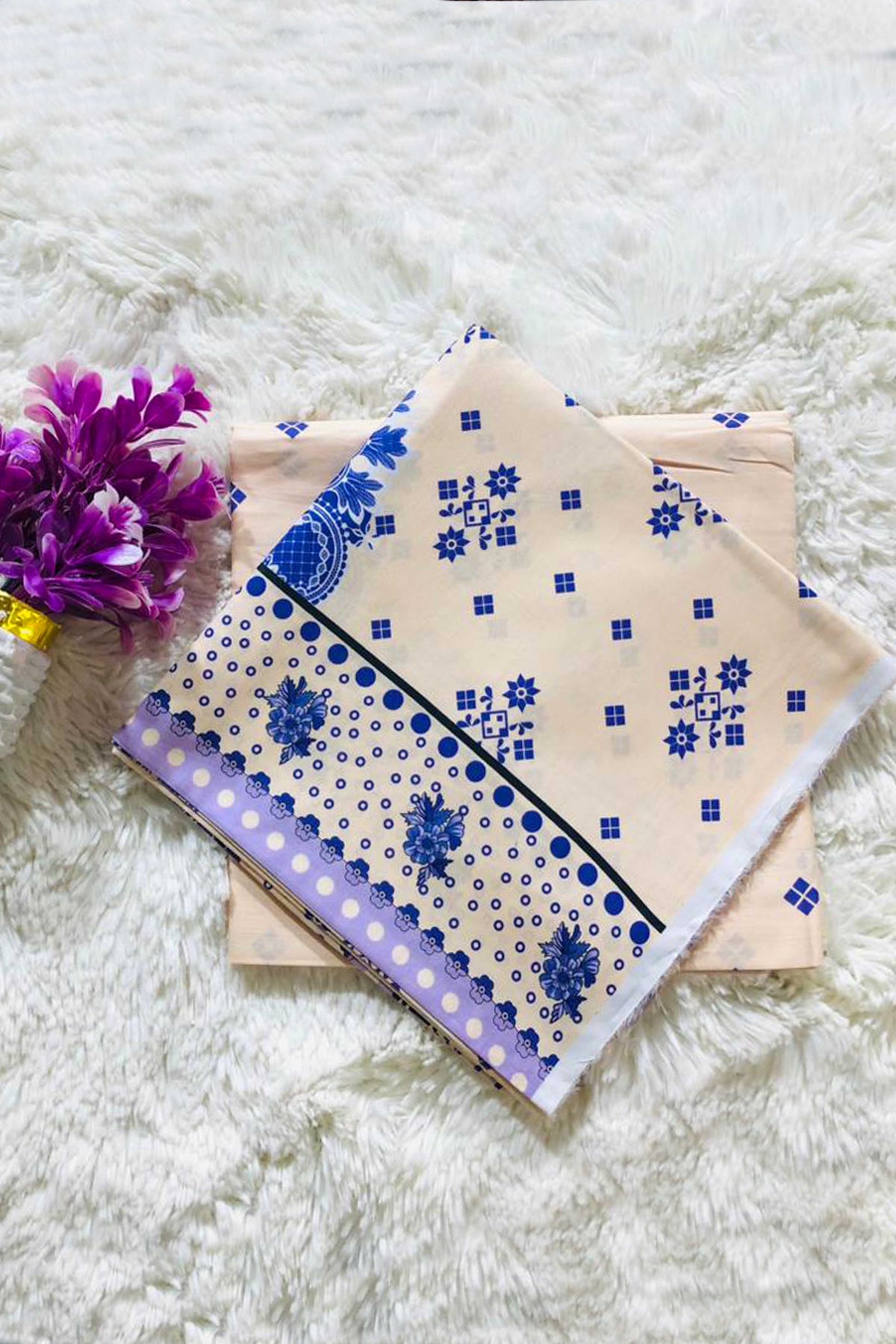 UnStitch 2pc-Printed Lawn Suit D332