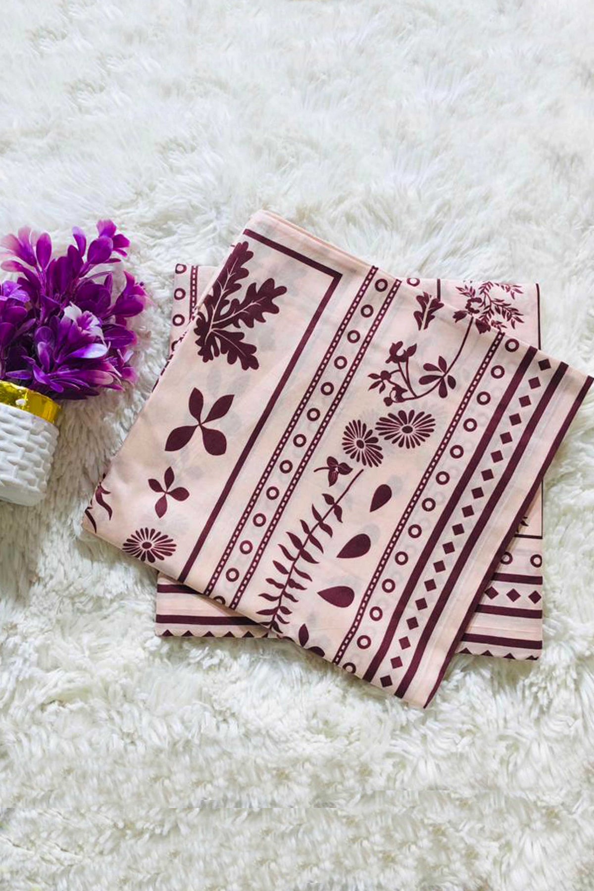 UnStitch 2pc-Printed Lawn Suit D337