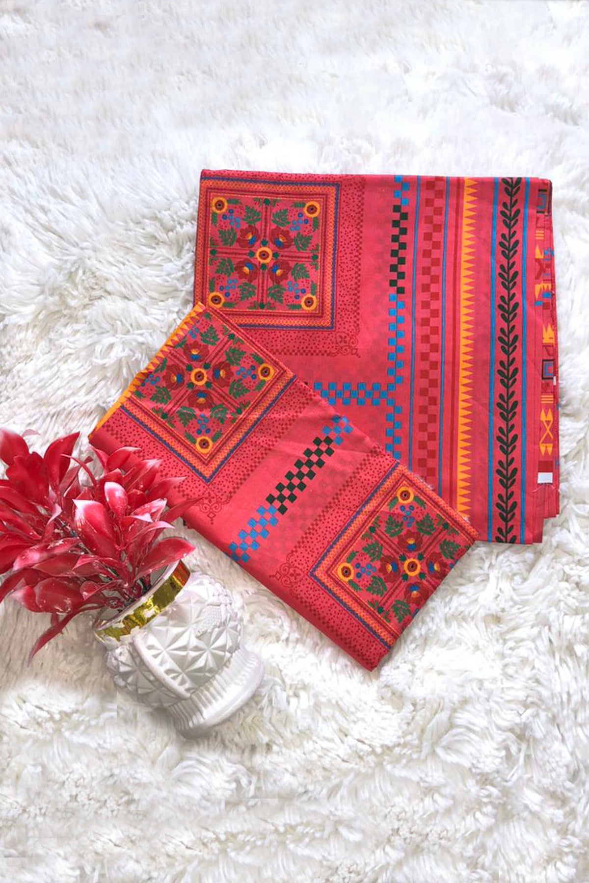 UnStitch 2pc-Printed Lawn Suit D330