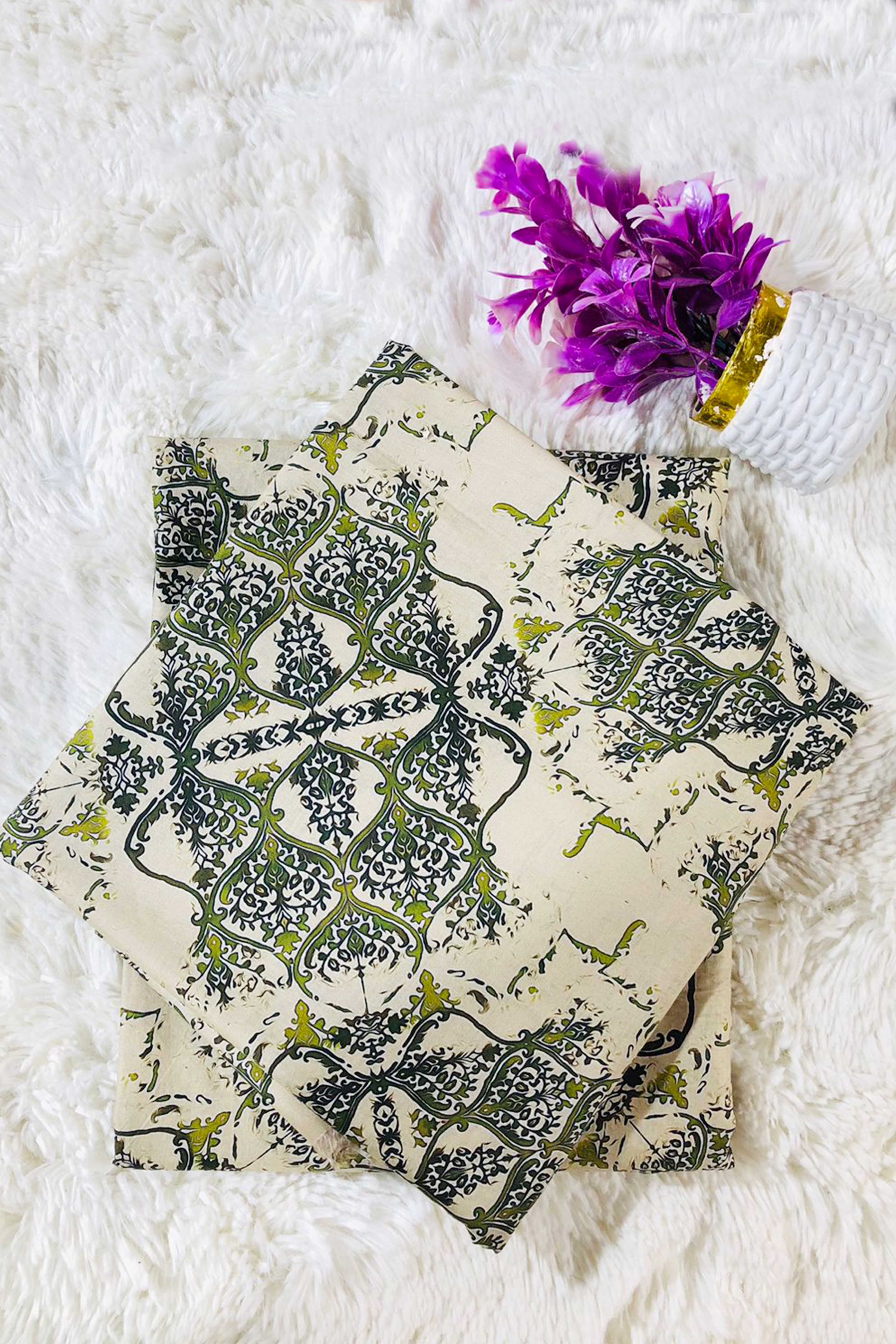 UnStitch 2pc-Printed Lawn Suit 2PLI26