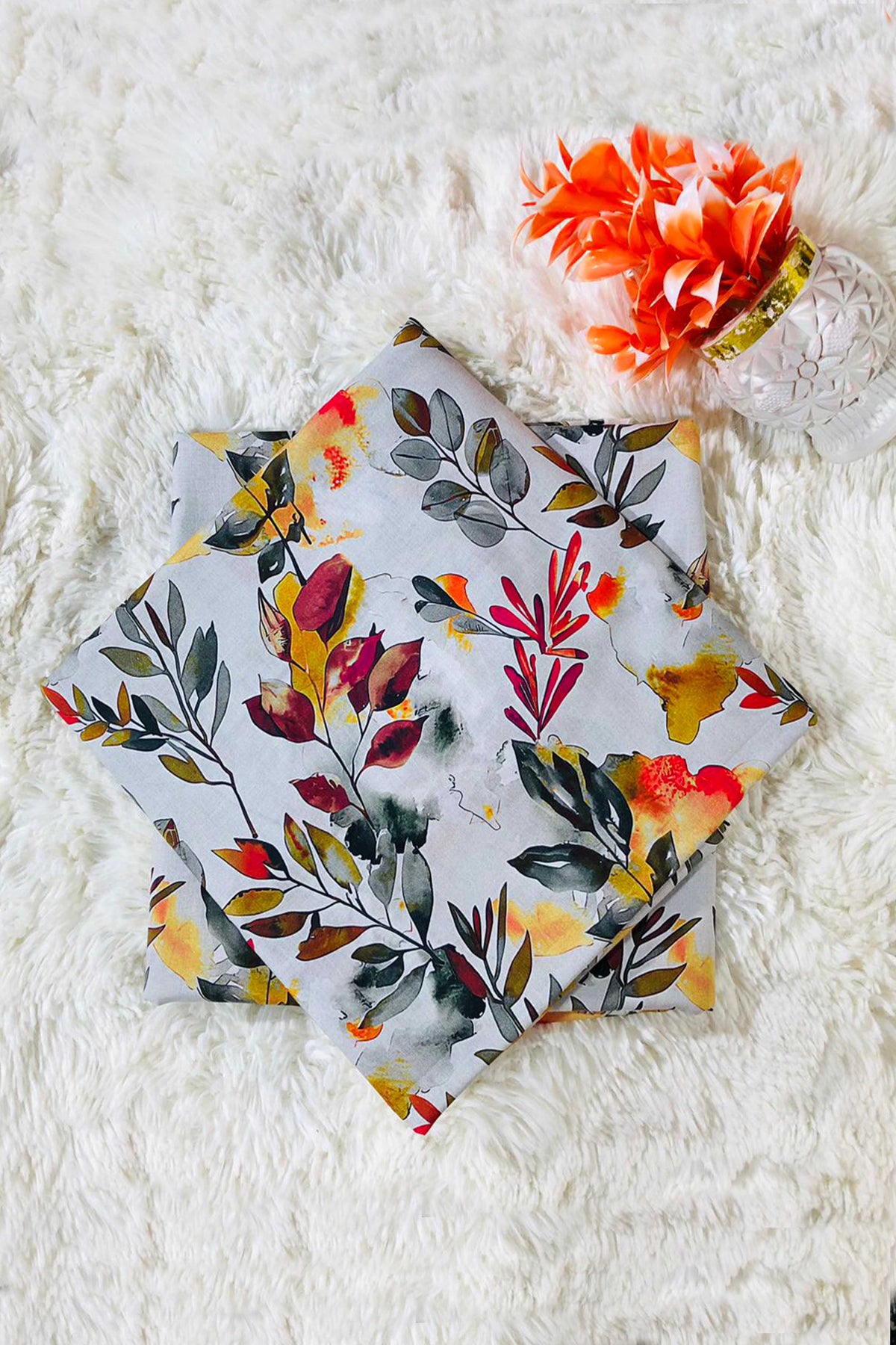 UnStitch 2pc-Printed Lawn Suit 2PLI07
