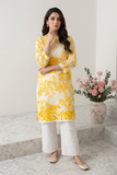 2PC-Unstitch Printed Embroidered Chikankari Lawn Suit 2PEC08