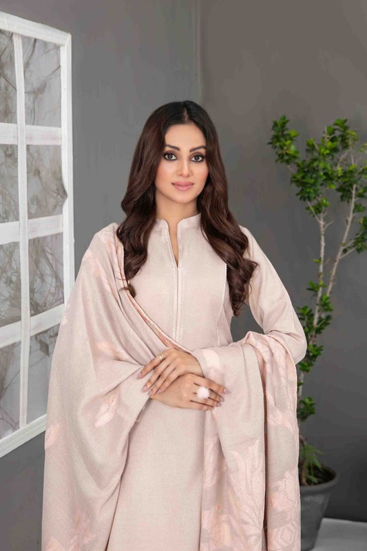 3pc Marina Peach Leather Suit D3855