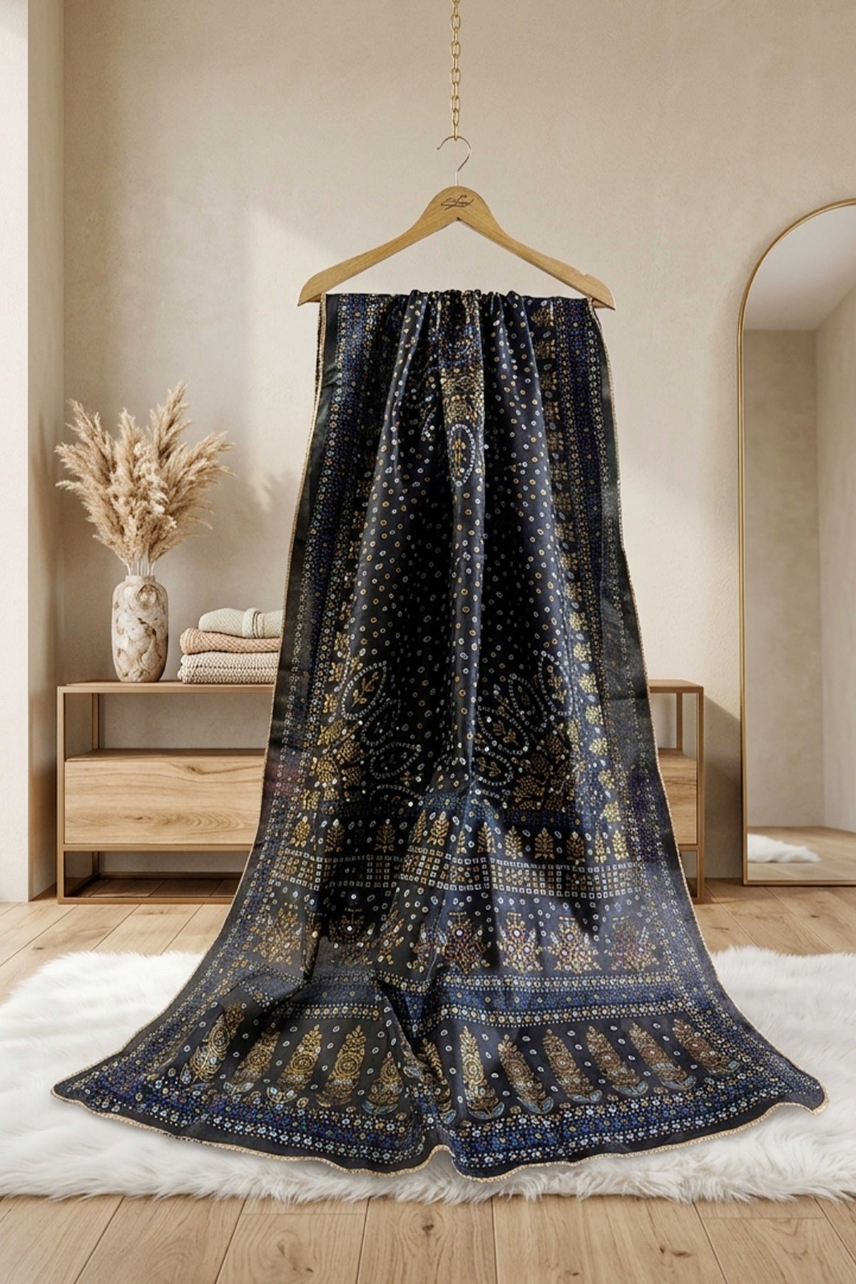 Indian Chunri Print Dupatta CPD01