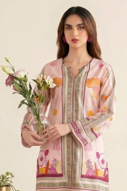 UnStitch 2pc-Printed Lawn Suit D336