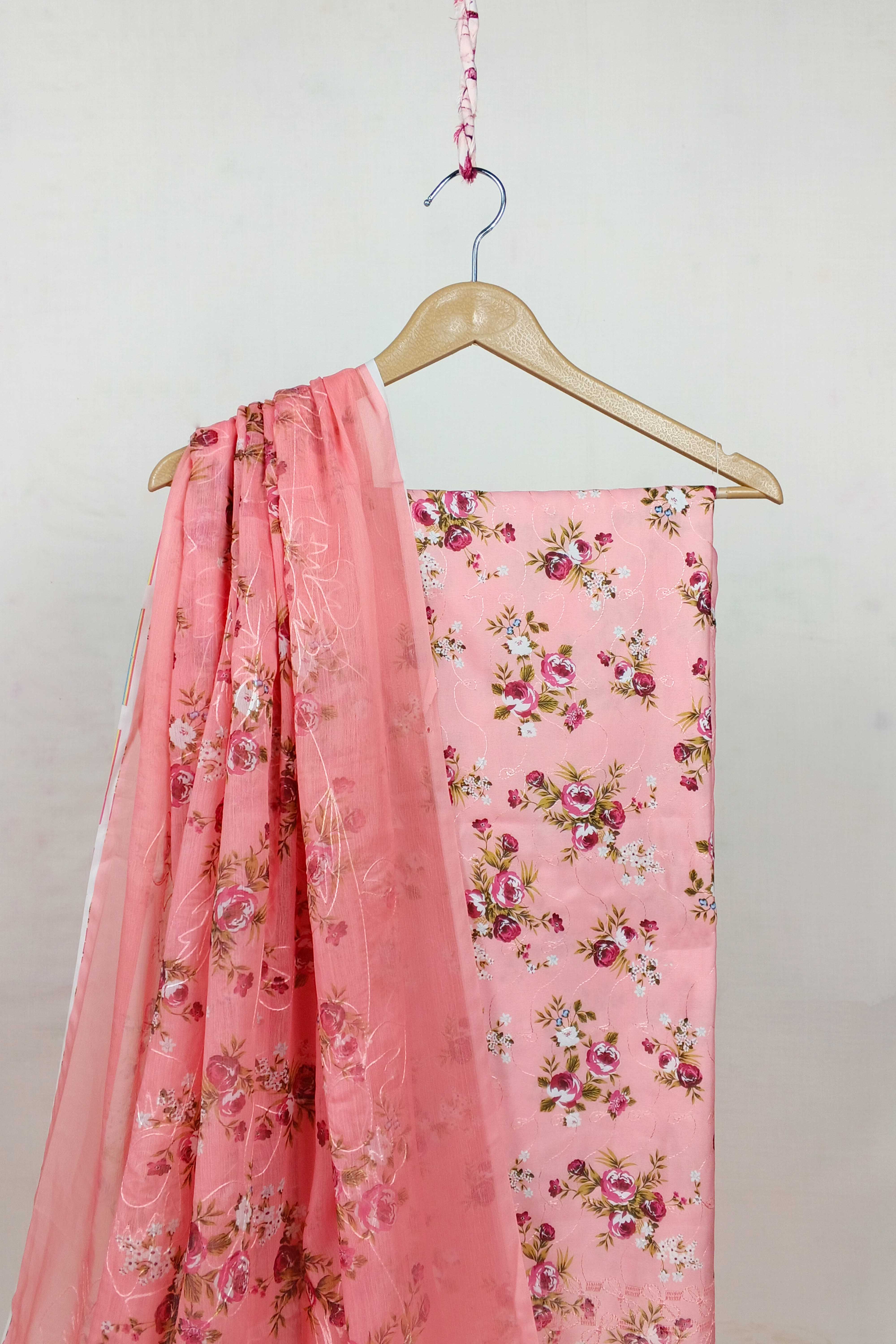 3PC-Unstitch Embroidered Lawn Suit EBS10