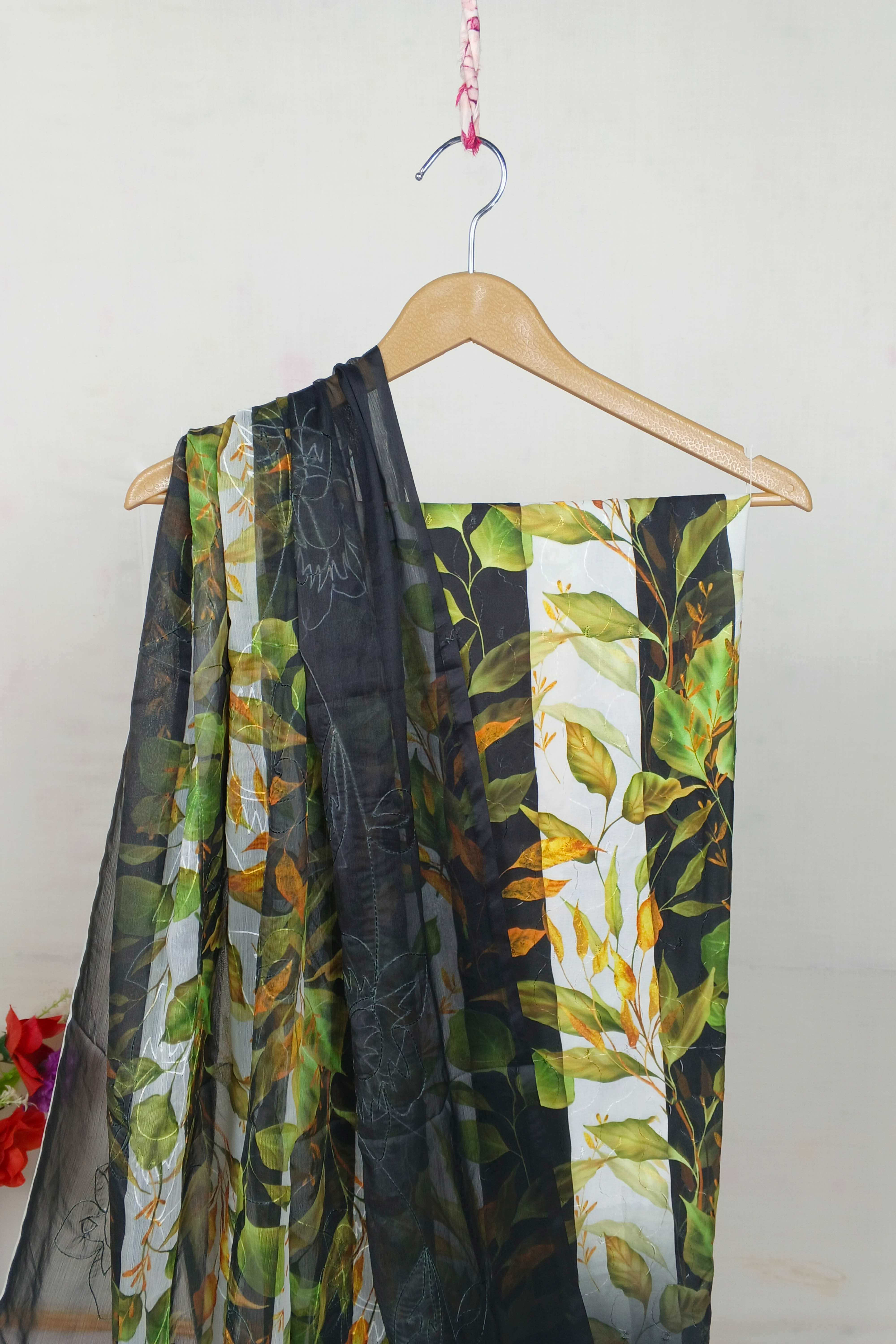 3PC-Unstitch Embroidered Lawn Suit EBS05