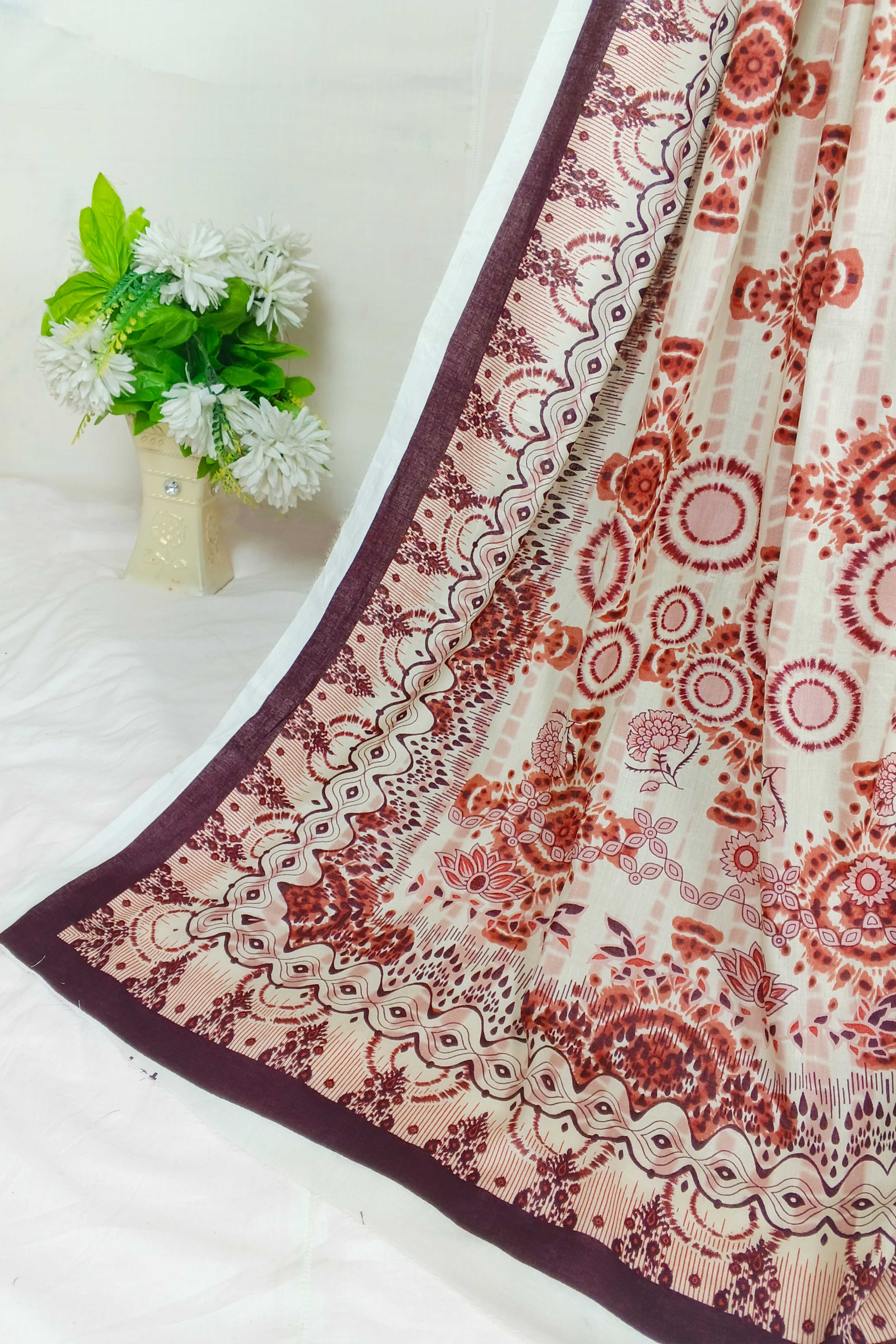 3pc-UnStitch Luxury Lawn Suit EL09