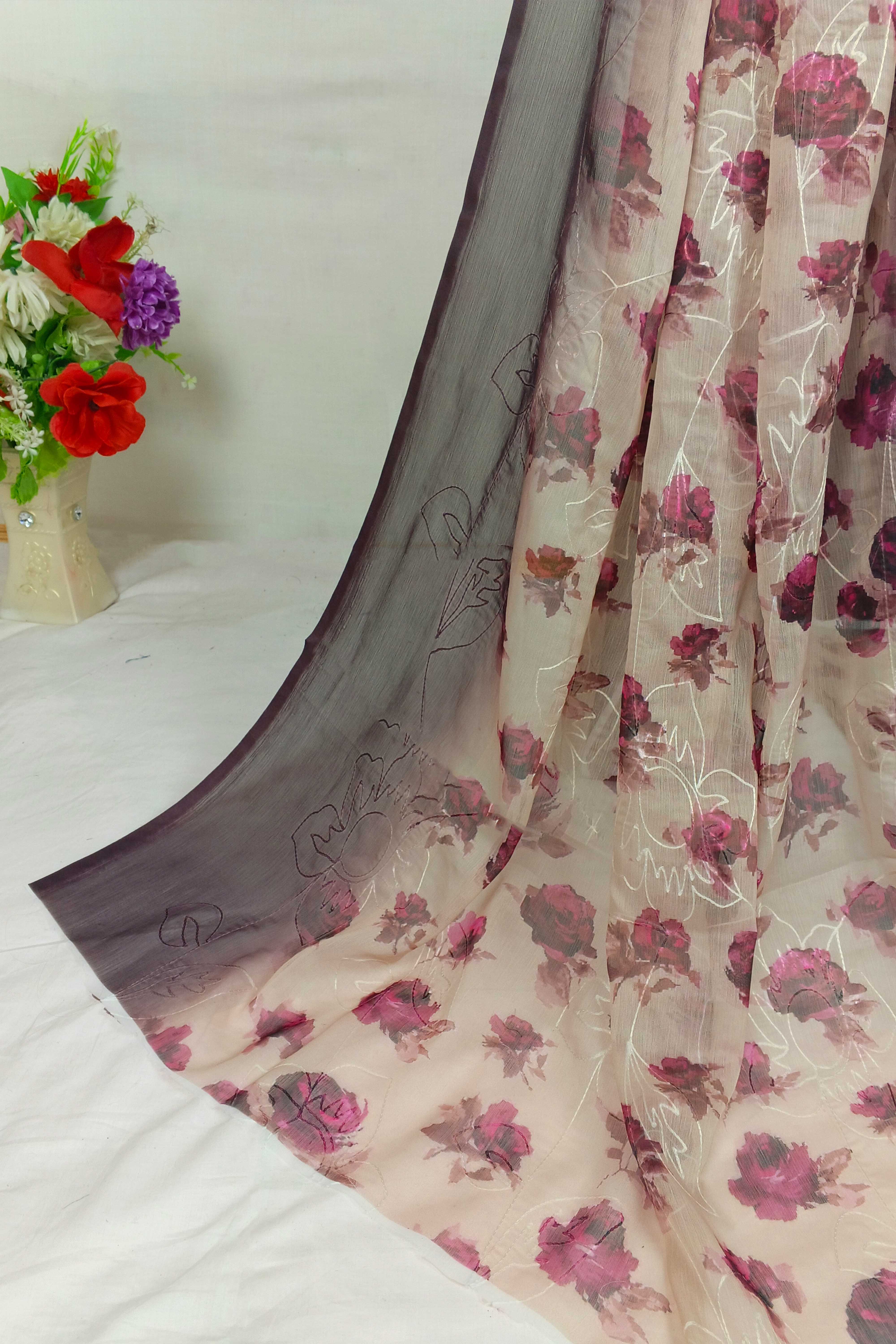 3PC-Unstitch Embroidered Lawn Suit EBS09