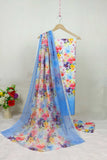 3PC-Unstitch Embroidered Lawn Suit EBS03