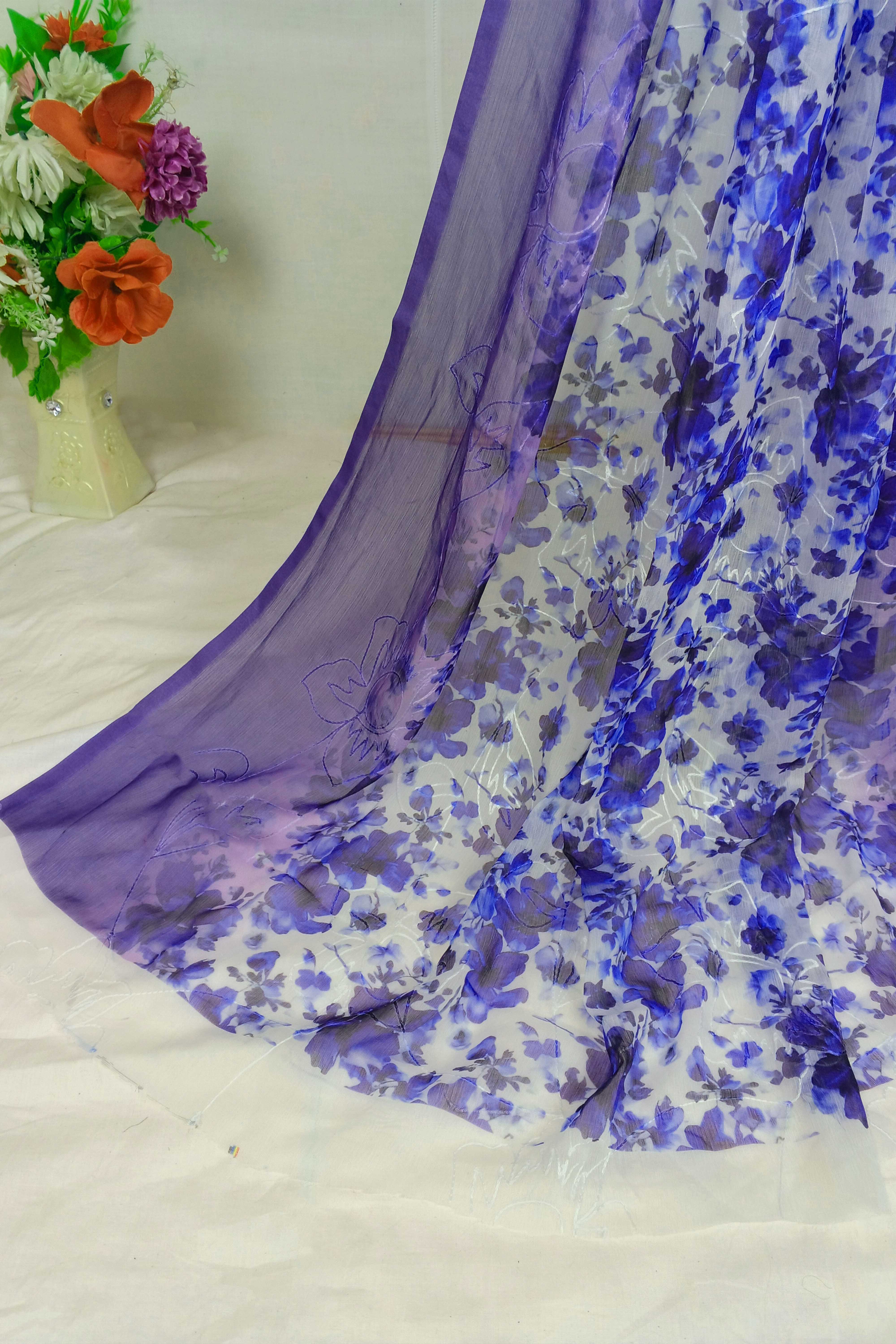 3PC-Unstitch Embroidered Lawn Suit EBS08