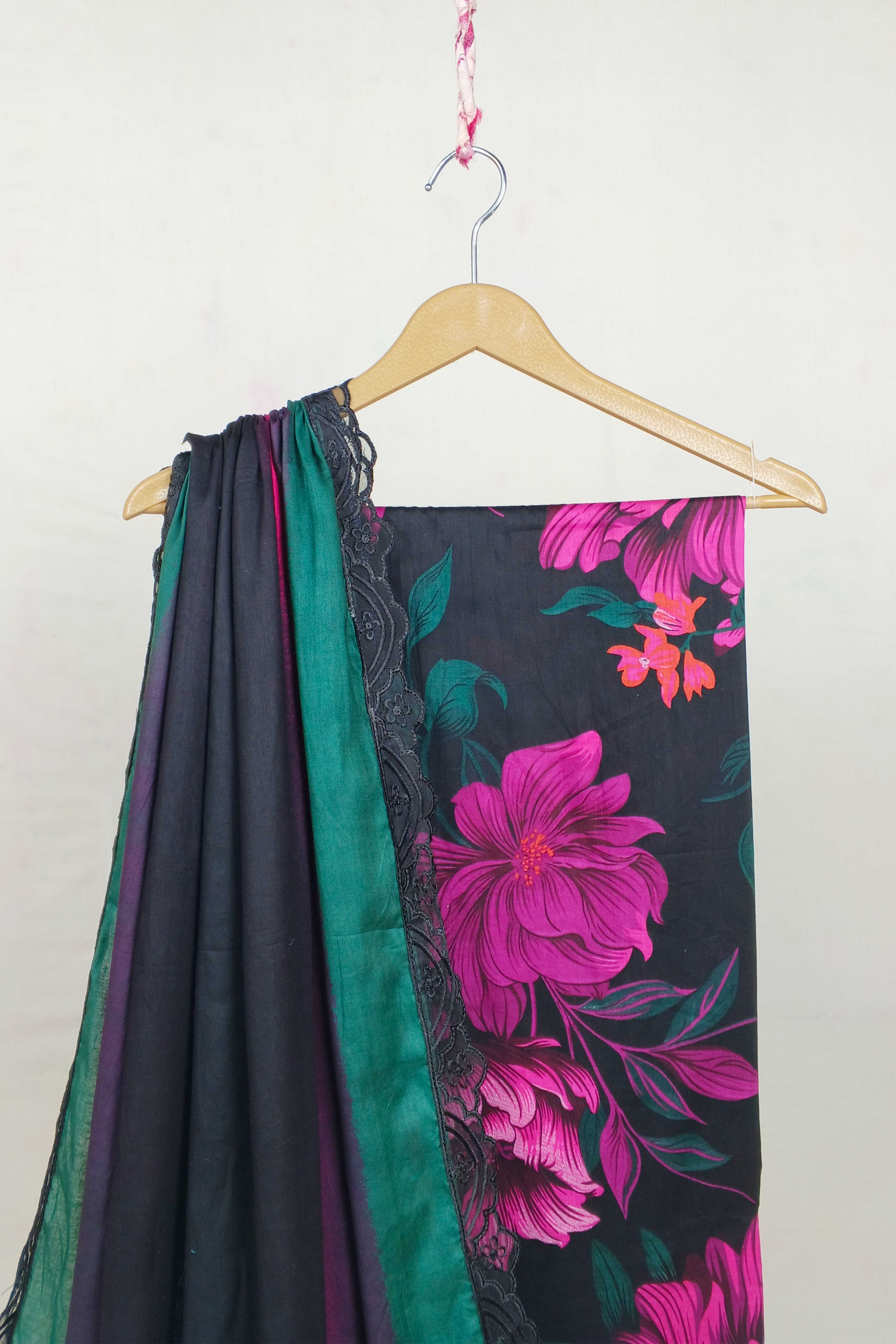 3pc-UnStitch Luxury Lawn Suit EL15