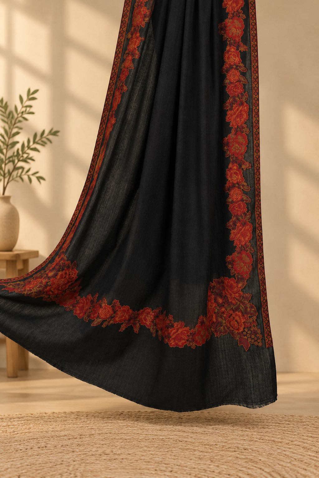 Kani Border Pashmina Shawl KPS02