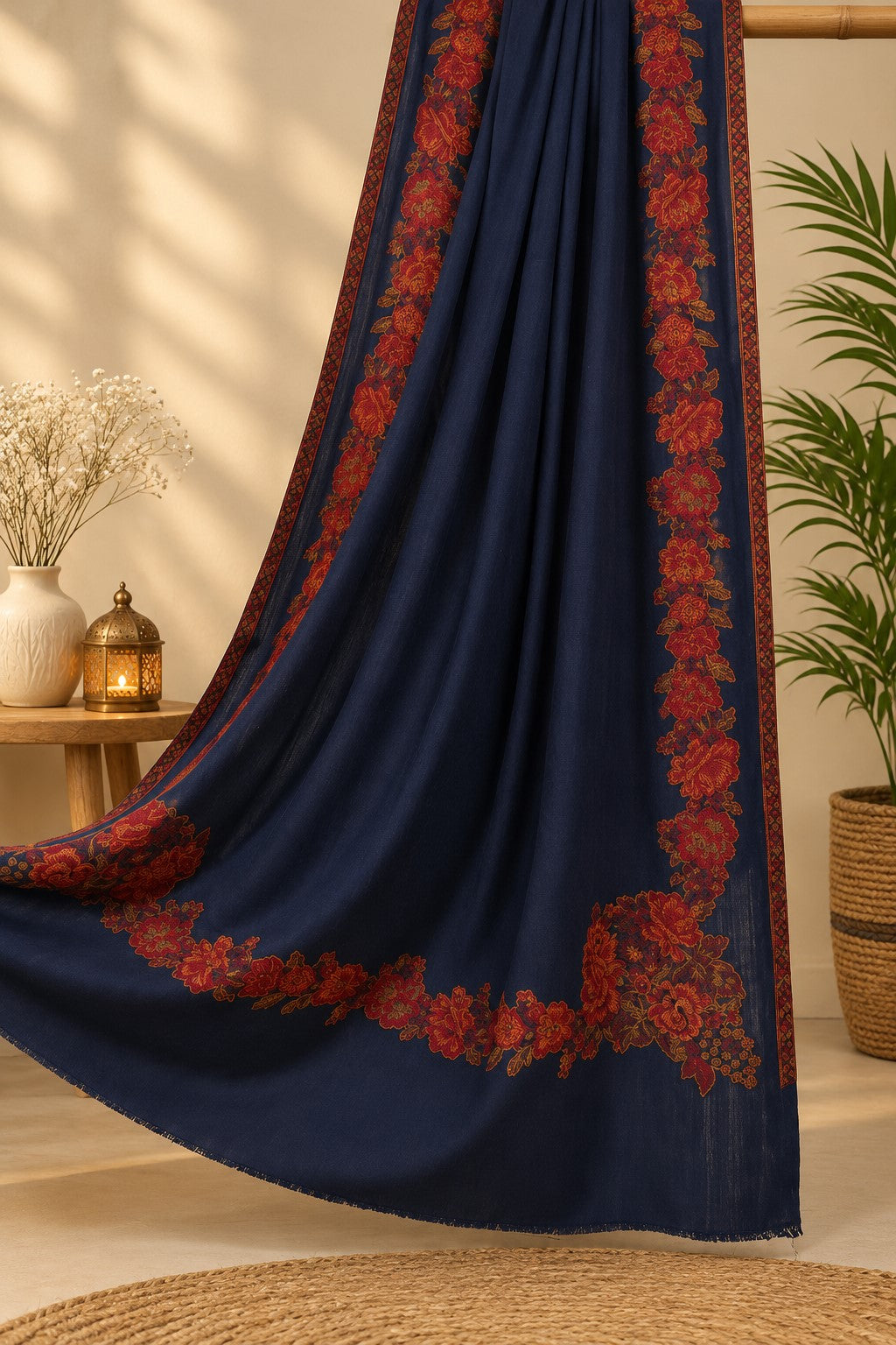 Kani Border Pashmina Shawl KPS03
