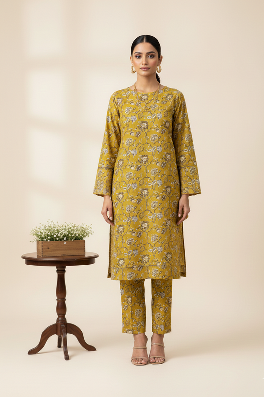 UnStitch 2pc-Printed Lawn Suit 2PLI32