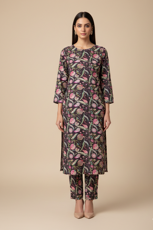 UnStitch 2pc-Printed Lawn Suit 2PLI20