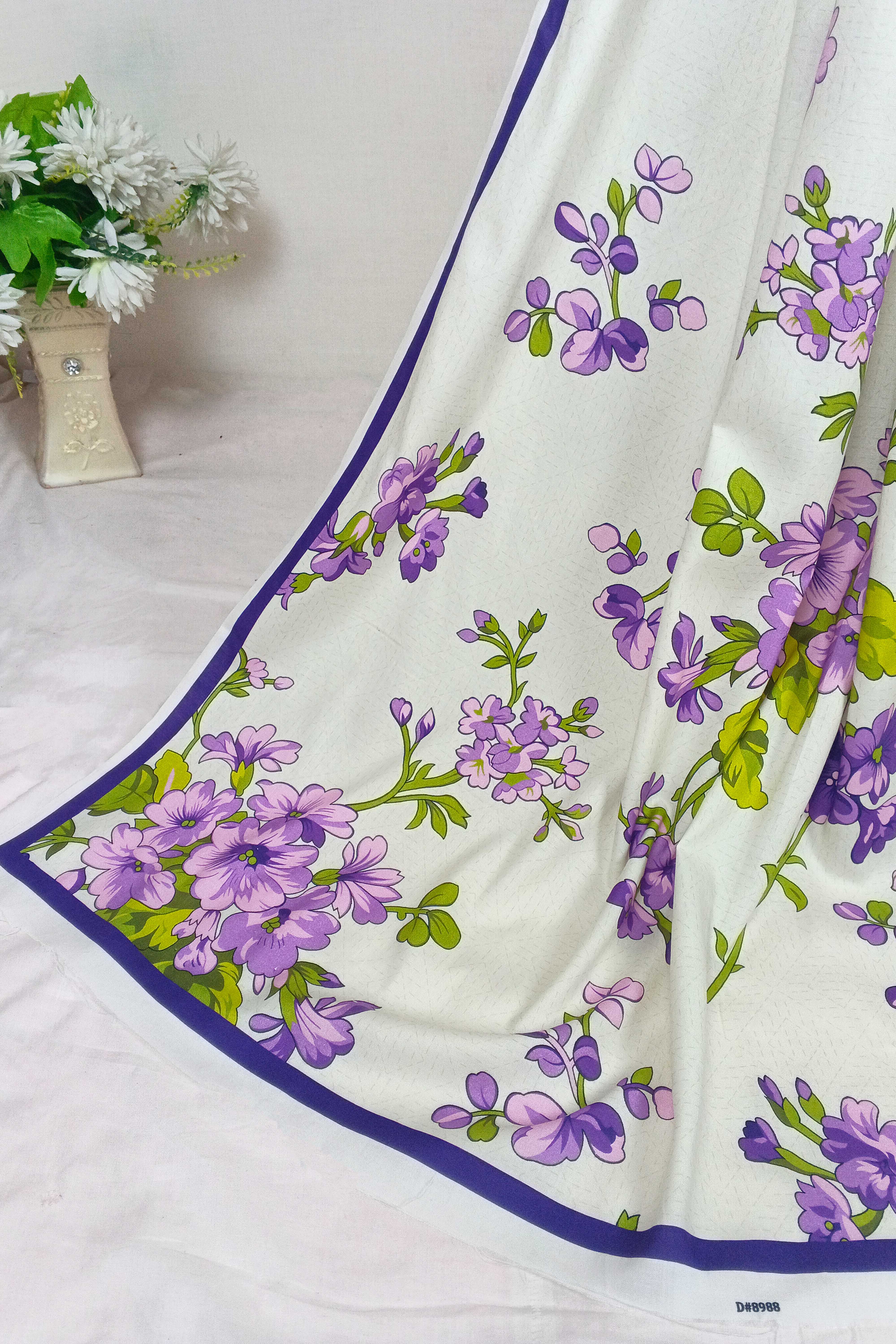 3PC-Embroidered Linen Suit RG46