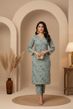 UnStitch 2pc-Printed Lawn Suit 2PLI08