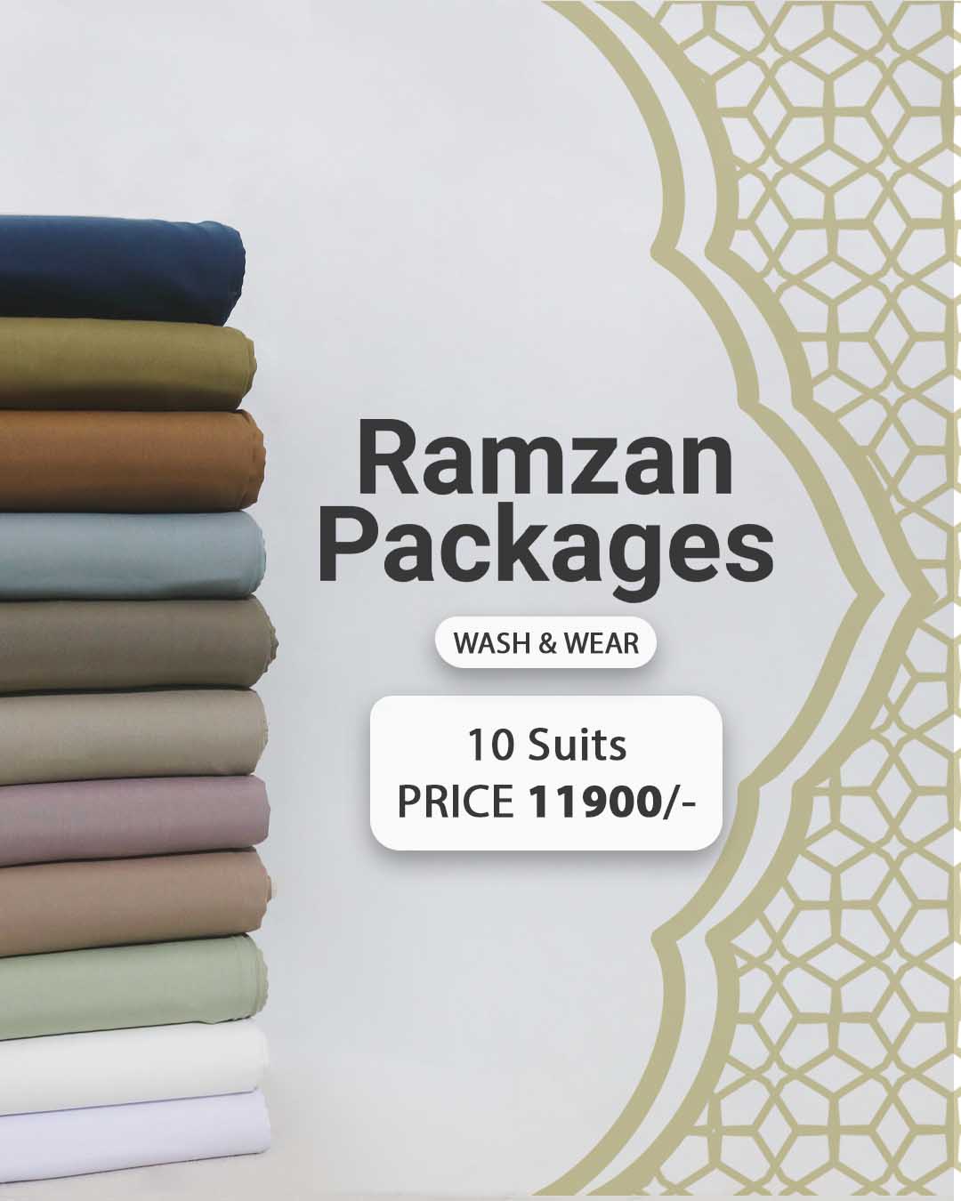 Gents 10 Wash&Wear Suits Bundle PKG26