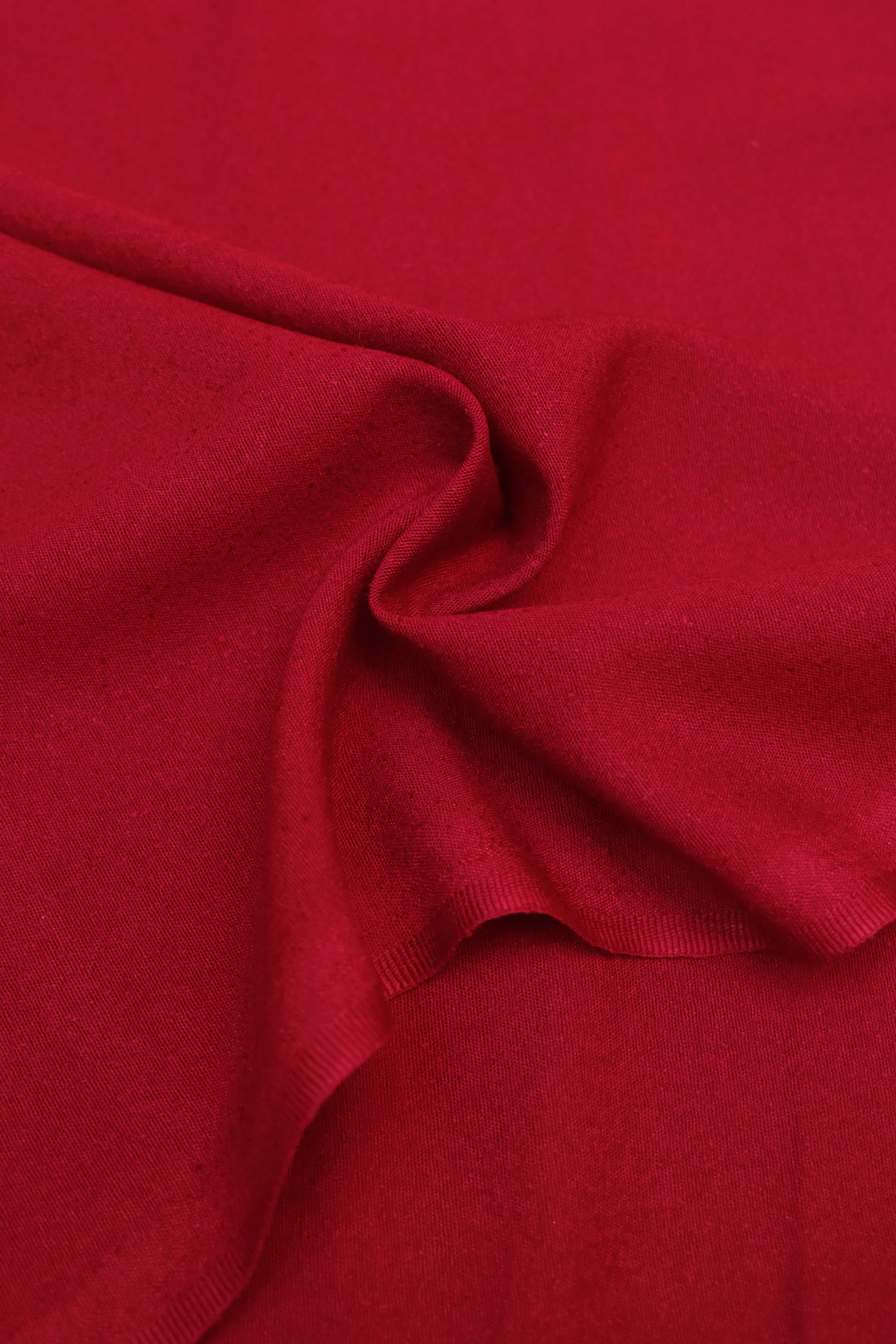 Shirt Piece - Rice Karandi Red